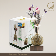 Zero 2.5 Air Scent - Natural Fiber-Based Ionizer beside its packaging box